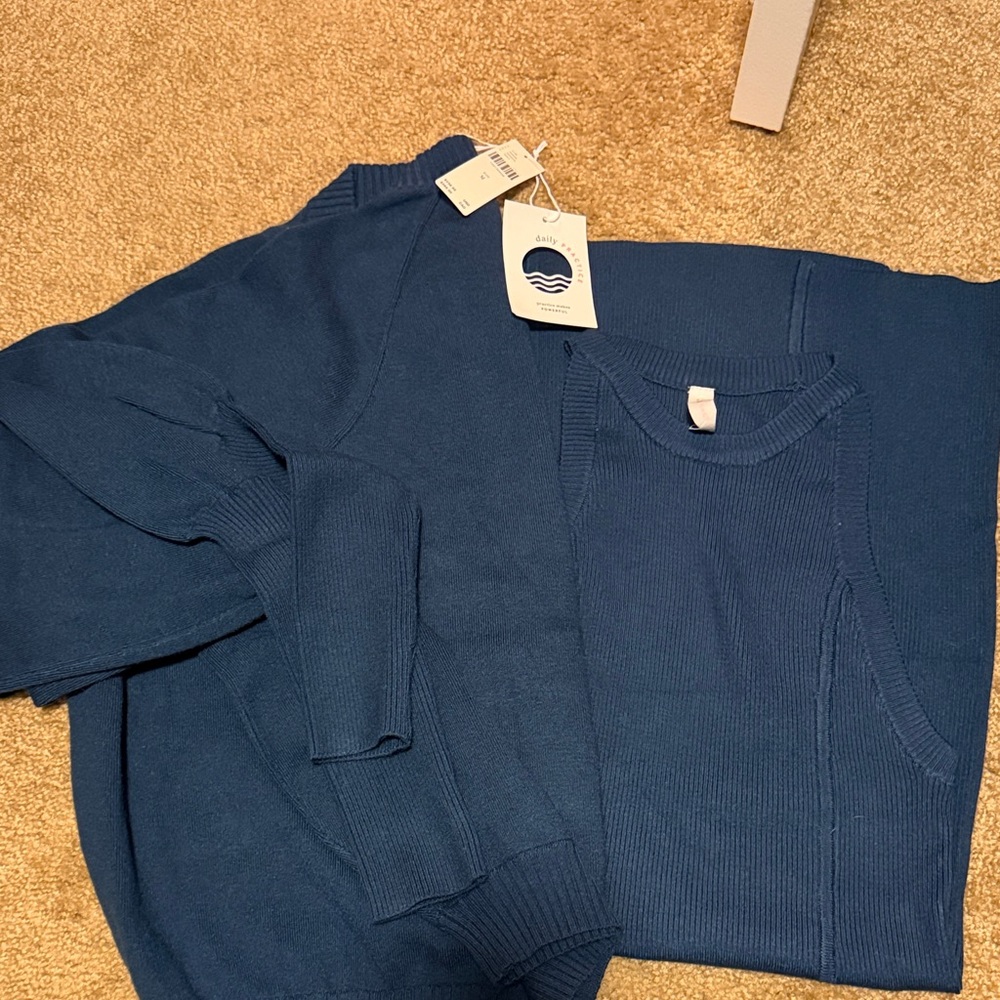 Anthropologie Daily Practice Sweater Dress Set - Picture 4 of 5